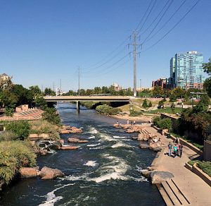 South Platte River in Denver, CO