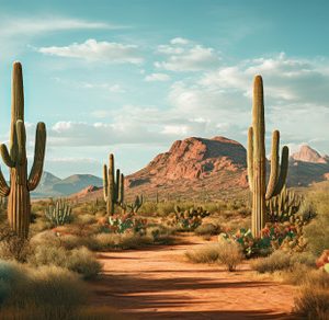 Awe-inspiring Desert landscape near