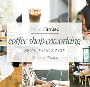 Coffee Shop Coworking Stock Photo Bu