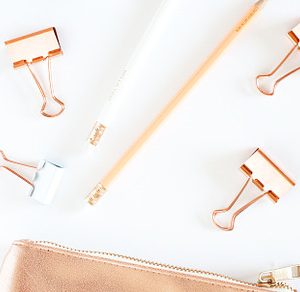 Rose Gold Desktop Stock Image 002