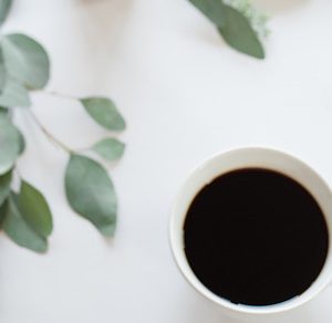 Coffee Stock Image | White Backdrop