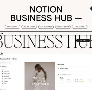 All-in-One Notion Biz Hub - Solo