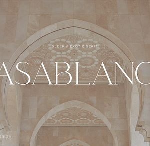 Casablanca - Sleek & Exotic Serif