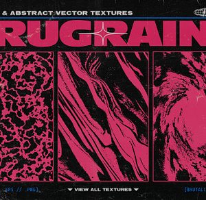 TRUGRAINS Brutalist Vector Textures