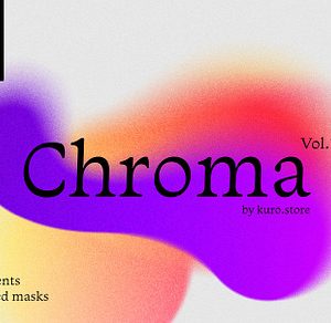 Chroma Grainy Gradient Textures