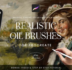 Realistic Oil Procreate Brushes