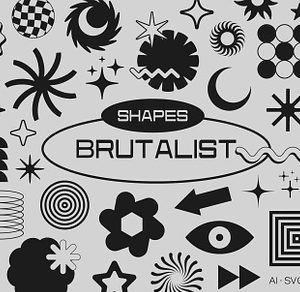 BRUTALIST SHAPES VECTOR SET