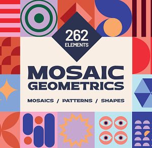 Mosaic Geometrics 262 elements