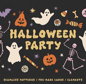 Halloween Party - Cards & Patterns