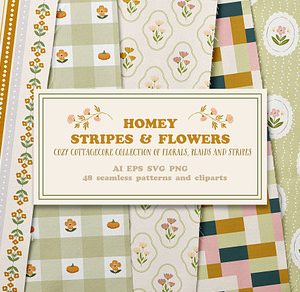 Sripes, plaids and floral patterns