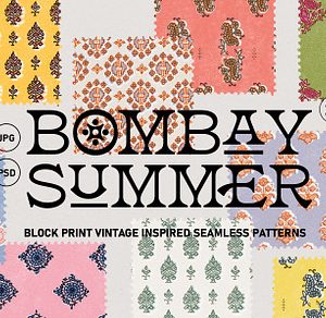 Vintage Block Seamless Patterns