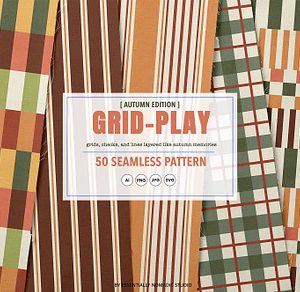 Autumn Plaid & Stripe Patterns