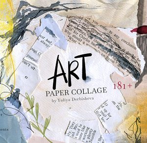 Art Paper collage element scraps
