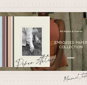 Embossed Papers & Frames