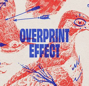 Old OverPrint Photoshop Effects