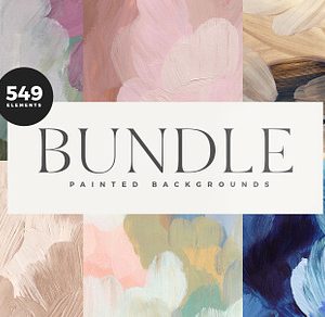 BUNDLE Abstract Painted Backgrounds