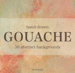 30 Abstract Gouache Backgrounds