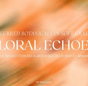 Floral Echoes - Blurry Backgrounds