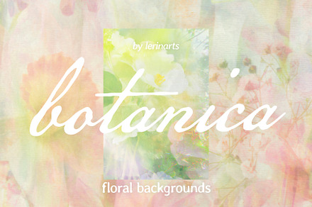 Botanica – Soft Floral Backgrounds