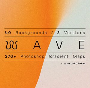 WAVE - backgrounds + Gradient Maps