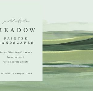 Meadow - Painted Artistic Landscapes