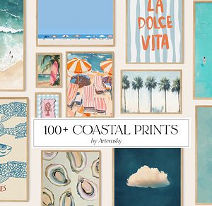 Coastal Wall Art Prints Bundle