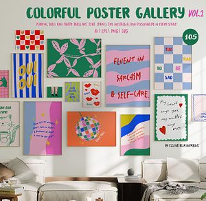 Colorful Gallery Art Prints Vol-2