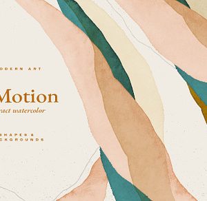 Hand-Painted Abstract Watercolor