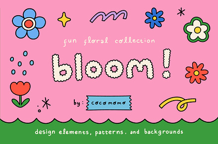 Bloom! - Retro Floral Collection