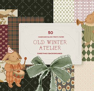 Old Winter Atelier Christmas Paper