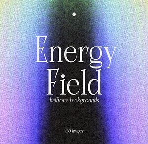 Energy Field Halftone Backgrounds