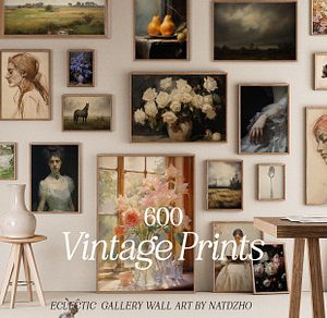 600 Vintage Prints