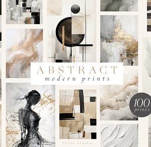 Abstract Modern Prints Wall Art Set
