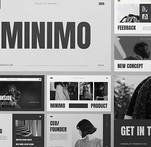 Minimo Minimal Keynote Template
