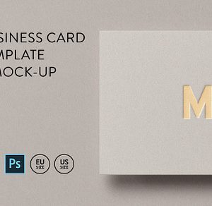 Business Card Mockup Template Logo