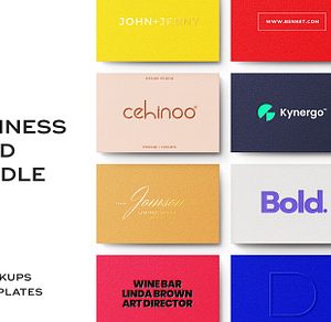 Business Card Logo Template Bundle