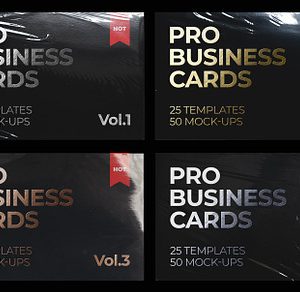 Business Card Mockup Template Bundle