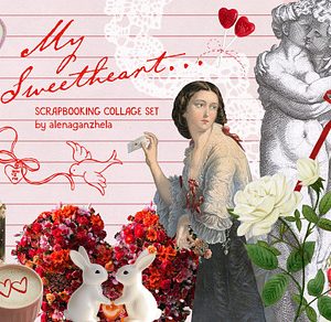 My Sweetheart Scrapbooking Collage
