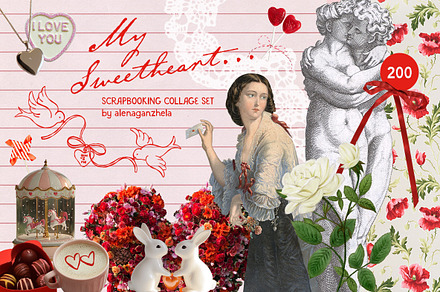 My Sweetheart Scrapbooking Collage