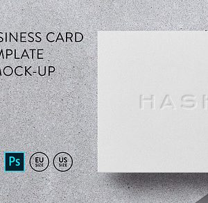 Business card Template & Mock-up