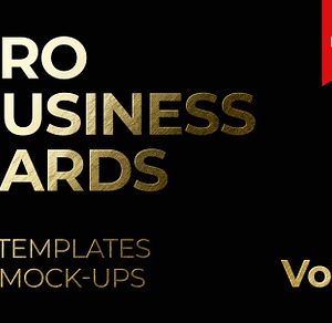 Business Card Bundle Template Mockup