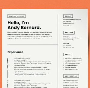 Modern Resume Template CV