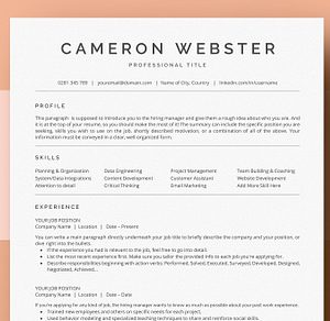 Modern ATS Resume Template