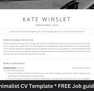 ATS-Optimized Professional Modern CV