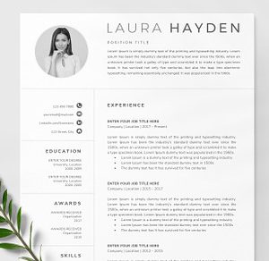 Resume Template / CV