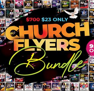 70+ Church Flyers Bundle