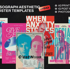 Risograph Poster Templates