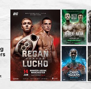 5 Boxing Fight Poster Templates