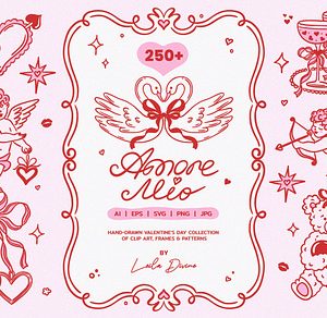AMORE MIO. Valentine's Day Set
