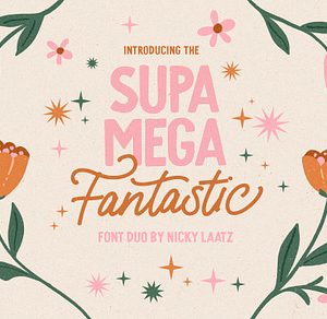 Supa Mega Fantastic Font Duo